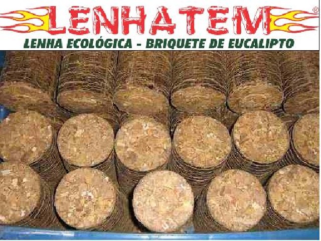 Foto 1 - Briquete - lenha de eucalipto